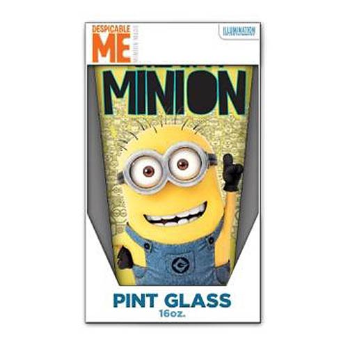 Despicable Me One in a Minion Yellow 16 oz. Pint Glass